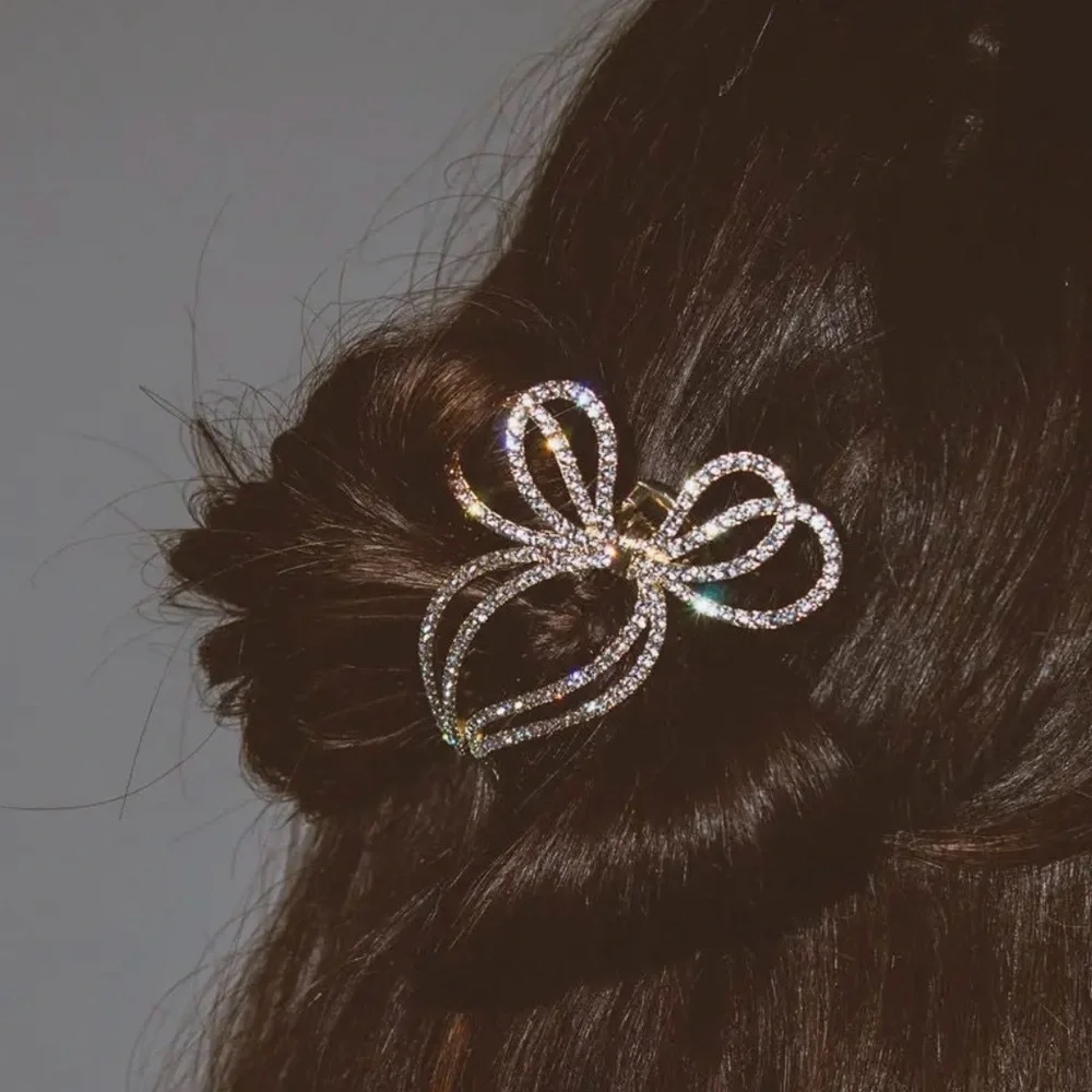 Diamond Bow Hair Pin (1702)